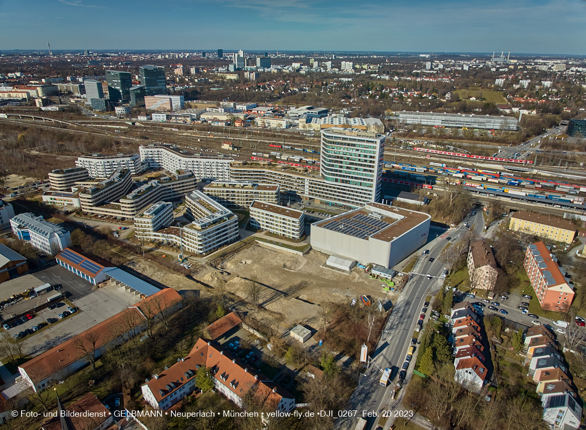 20.02.2023 - Copterfotos und Luftbilder von Berg am Laim